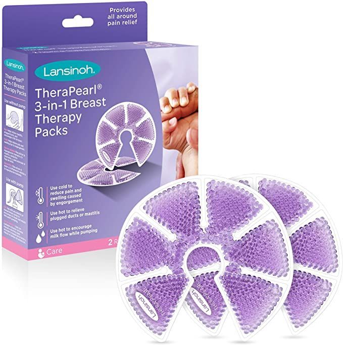 Lansinoh TheraPearl 3-in-1 Hot or Cold Breast Therapy